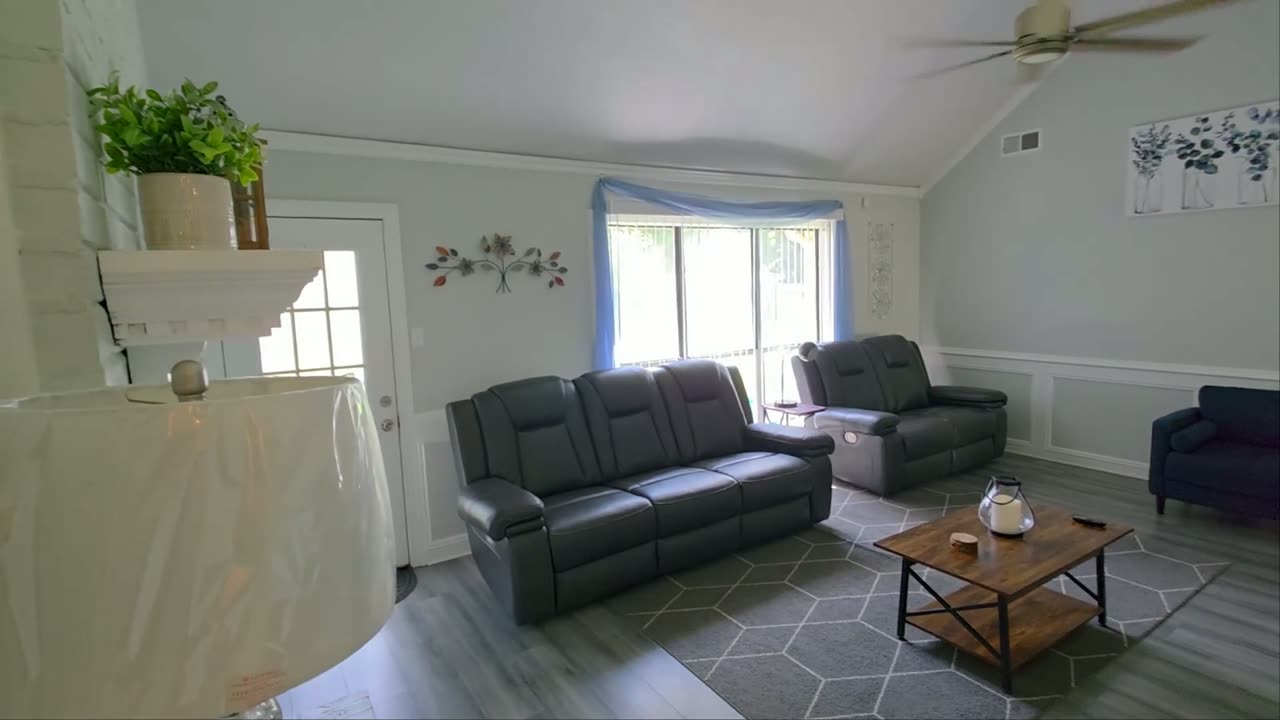 Modern Oasis living room
